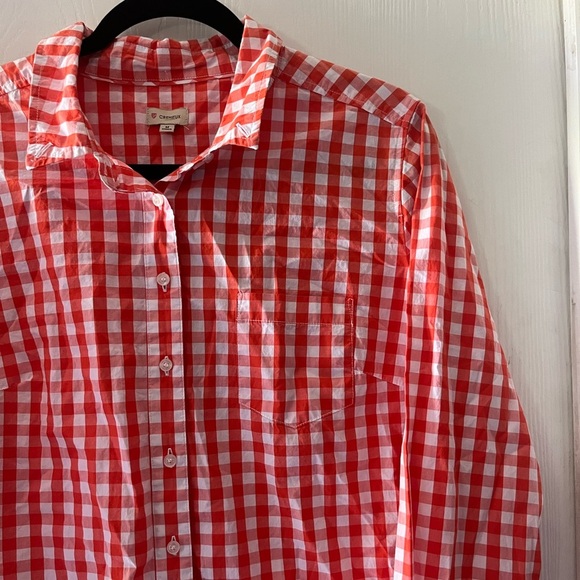 Daniel Cremieux Red and White Checkered Shirt - Picture 2 of 7